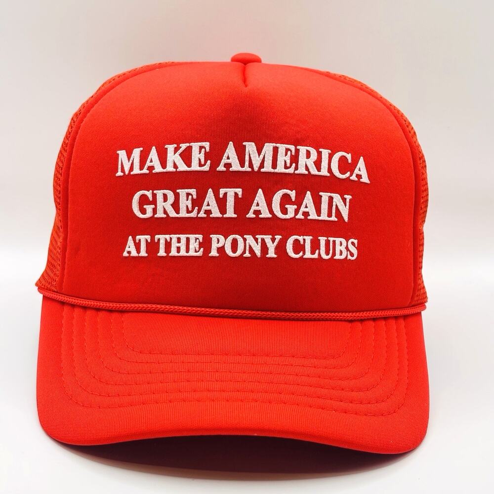 Make American Great Again Red SnapBack Hat At The Pony Club PRIDE LGBTQ